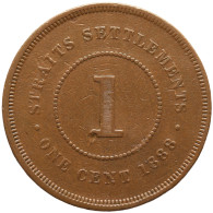 LaZooRo: Straits Settlements 1 Cent 1888 VF - Colonie