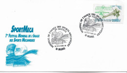 FRANCE ENVELOPPE TIMBREE FESTIVAL SPORTS MECANIQUES 1988 - Auto's