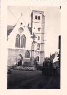 Photo Originale - 21 - DIJON -  Eglise St Jean - Place Bossuet - Tramway Ligne 5  - Decembre  1959 - Lieux