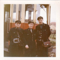 Photo Originale - 21 - DIJON -  Controleurs Au Terminus  - Tramway Ligne 5 - 10/1960 -  - Luoghi