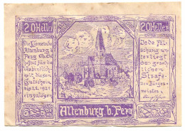 20 Heller 1921 PERG Österreich UNC Notgeld Papiergeld Banknote #P10256 - [11] Emissions Locales