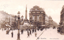 BRUXELLES -  La Place De Brouckere - Monumenti, Edifici