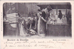 Souvenir De BRUXELLES -  Marché Aux Poissons - Brussel (Stad)