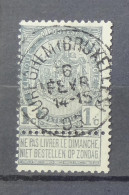 53 Avec Belle Oblitération Cureghem ( Bruxelles ) - 1893-1907 Wappen