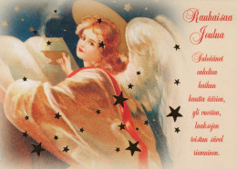 ANGELO Buon Anno Natale Vintage Cartolina CPSM #PAH076.A - Anges