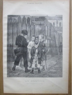 1884  Un Meeting  D Apres Un Dessin Peinture De  Melle  BASHKIRSEFF Marie Bashkirtseff UKRAINE - Prenten & Gravure