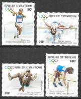 CENTRAFRIQUE - JEUX OLYMPIQUES DE SEOUL EN 1988 - PA 361 A 364 - NEUF** MNH - Ete 1988: Séoul