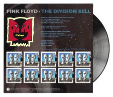 Great Britain 2010 MNH Pink Floyd - The Division Bell Sheetlet - Timbres Personnalisés