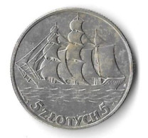 5 Zloty 1936 (Ag)  15 Years GDYNIA SEAPORT - Pologne