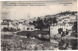 48 - AUROUX - Vue Panoramique, L'hôpital, L'église, Le Calvaire - Vallée Du Chapeauroux - Autres & Non Classés