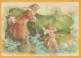 ANGELO Natale Vintage Cartolina CPSM #PBP524.A - Angeli
