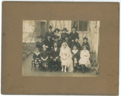 PHOTO De Mariage 5 Mars 1921à Identifier ( Photographe MUTIN Environs De Beaune ? Peut-être ) - Anonymous Persons