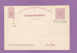 P 25. "R" VON CORRESPONDANCE GESPALTEN, 2TER "L" VON ALLEMAGNE KOPFSTEHEND. - Interi Postali