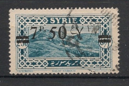 SYRIE - 1926 - N°YT. 182 - Kalat Yamoun 7pi50 Sur 2pi50 - Oblitéré / Used - Usati