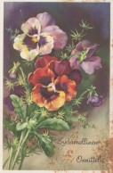FLOWERS Vintage Postcard CPSMPF #PKG039.A - Blumen