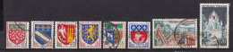 France  1352 à 1354 B + 1355 + 1392A ° - Used Stamps