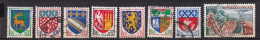 France  1351B à 1354 B + 1355 ° - Used Stamps