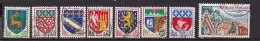 France  1351B à 1354 B + 1355 ° - Used Stamps