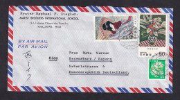 JAPAN - Envelope Sent Via Air Mail From Japan To Germany, Nice Franking / 2 Scans - Andere & Zonder Classificatie