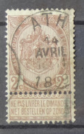 55 Avec Belle Oblitération Ath - 1893-1907 Wapenschild