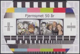 Norwegen Mi.Nr. Block 40 50Jahre Norweg.Fernsehen - Unused Stamps