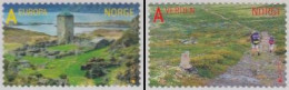 Norwegen Mi.Nr. 1783-84 Europa 12 Besuche, Pilgerweg Z.Nidarosdom Skl. (2 Werte) - Nuovi