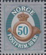 Norwegen Mi.Nr. 1862 Freim. Posthorn, Skl. (50) - Nuevos