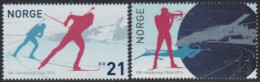 Norwegen Mi.Nr. 1904-05 Biathlon-WM (2 Werte) - Ungebraucht