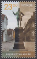 Norwegen MiNr. 1940 Friedrichstadt, Statue König Friedrich II (23,00) - Unused Stamps