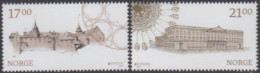 Norwegen MiNr. 1938-39 Europa 17, Burgen U.Schlösser (2 Werte) - Nuovi