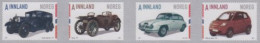 Norwegen MiNr. 1946-49 Automobile Aus Norwegen, Skl (Viererstreifen) - Ungebraucht