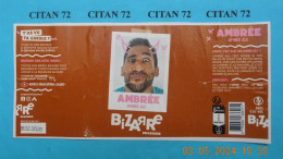 1  ETIQUETTE  De  BIERE   BRASSERIE  BIZARRE   SESSION    AMBNREE    72190  ST  PAVACE   33 CL - Cerveza