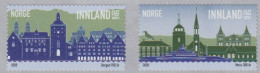 Norwegen Mi.Nr. 2015-2016, 950 Jahre Stadt Bergen, 300 Jahre Stadt Moss (2 Wte.) - Nuovi