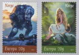 Norwegen Mi.Nr. 2070-2071 Europa 2022 Geschichten Und Mythen Skl. (2 Werte) - Unused Stamps