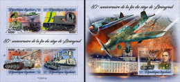 Togo 2023, WWII, Leningrad Battle, 4val In BF +BF - Togo (1960-...)