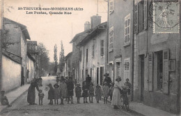 SAINT-TRIVIER-sur-MOIGNANS (Ain) - Les Postes, Grande Rue - Voyagé 1921 (2 Scans) - Ohne Zuordnung