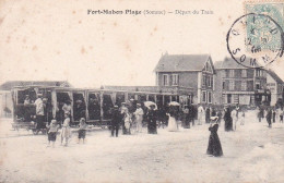 La Gare : Train Au Départ - Fort Mahon