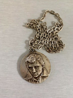 Médaille Johnny Halliday, Graveur Duboc, Années 1970 - Andere & Zonder Classificatie