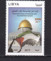 LIBYA-2017-SOLIDARITY WITH THE PALESTINIAN PEOPLE,-MNH. - Ongebruikt