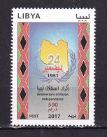 LIBYA-2017-ANNIVERSARY OF LIBYAN INDEPENDENCE,-MNH. - Neufs