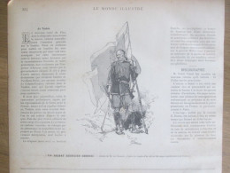 1884 Tonkin Vietnam Soldat Regulier Chinois  SOLDIER - Estampes & Gravures
