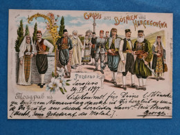 Ak-Bosnien Und Herzegowina, Gruss Aus Bosnien Und Herzegowina, Gelaufen, 25.4.1897. - Bosnien-Herzegowina