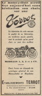 Motociclette TERROT - Pubblicità D'epoca - 1928 Old Advertising - Advertising