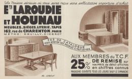 Meubles LAROUDIE Et HOUNAU - Pubblicità D'epoca - 1938 Old Advertising - Advertising