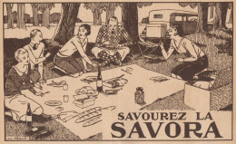 Savourez La SAVORA - Pubblicità D'epoca - 1931 Old Advertising - Advertising