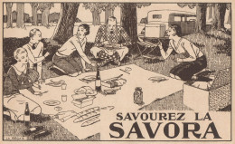 Savourez La SAVORA - Pubblicità D'epoca - 1931 Old Advertising - Werbung