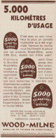 WOOD-MILNE 5.000 Kilometrès D'usage - Pubblicità D'epoca - 1935 Old Advert - Werbung