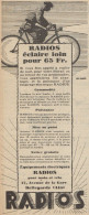 Eclairages électriques RADIOS - Pubblicità D'epoca - 1928 Old Advertising - Publicités