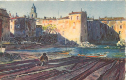 83 SAINT-TROPEZ. Remaillage Des Filets De Pêche Au Quartier Des Pêcheurs - Saint-Tropez