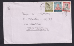 THAILAND - Envelope Sent From Thailand To Germany, Nice Franking And Nice Envelope / 2 Scans - Thailand